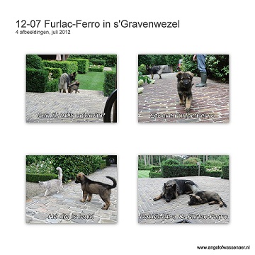 Furlac-Ferro & Babiël-Bipa met foto's in de maand juli van zijn thuiskomst